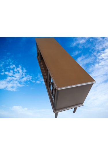 Bengimobilya Tv Sehpası Windovs Model Pencere Ahşap Gürgen Retro Ayak Ceviz Re (483187412)