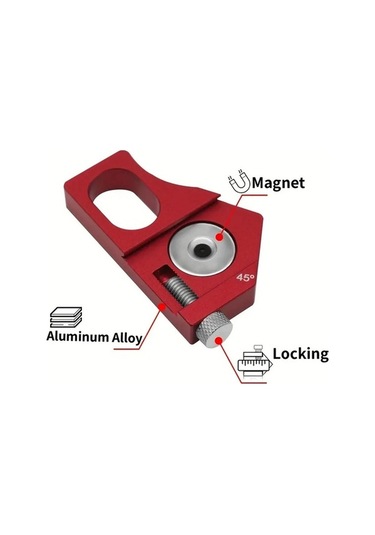 Pazly Ana Gövde, Çelik Cetvel, Mıknatıs, 20-30mm, 45/90 Derece, Alüminyum, Dayanıklı, Marangozluk, Tasarım, Ölçme Aleti Diğer