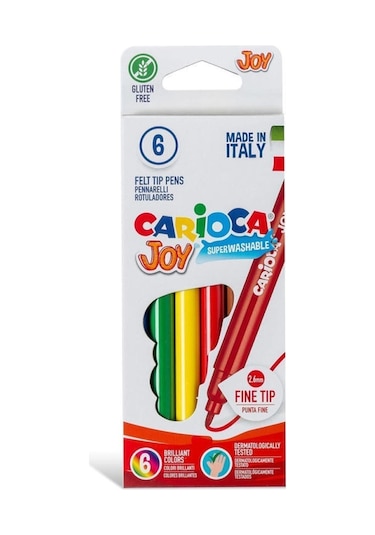 Carioca Joy Yıkanabilir Keçeli Kalem 6'lı