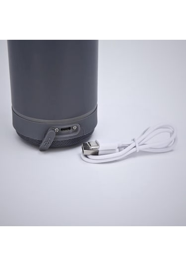 Bluetooth Hoparlörlü Paslanmaz Çelik Termos Bardak 600 Ml -pipetli ,çift Kullanımlı Kapak Siyah