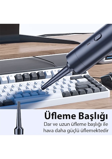 Ally Elektrikli Araç Süpürgesi - Araba Süpürgesi - Oto Süpürge - Mini Süpürge St-6675c