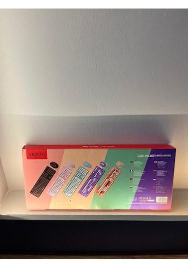 Yılıma Qs-809 Yeşil Kablosuz Klavye Mouse Lazer