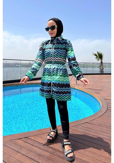 Kahijab Ela Tesettür Mayo - Xl Yeşil