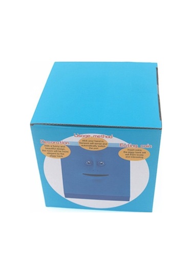 Tongxida Banka Otomatik Para Yeme Kutusu Mavi Tasarruf Kutusu