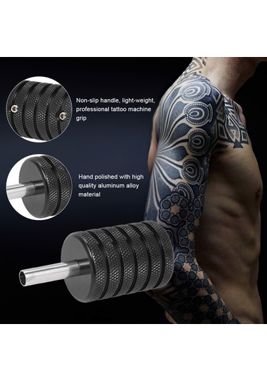 Samdoo Alüminyum Profesyonel Dövme Makinesi Kolu - 35mm Boyut, Mavi Renk, Ergonomik Tasarım