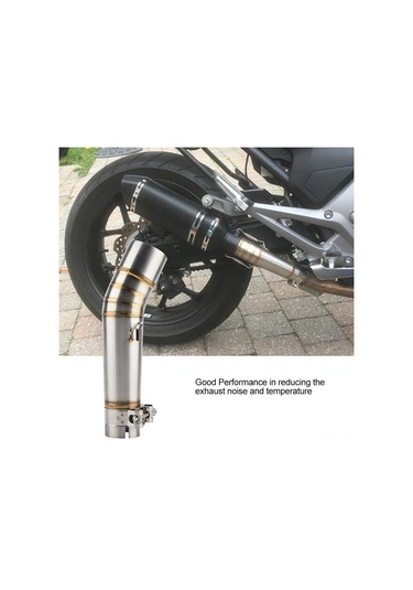 Lemestar Honda Nc700/750 X/s 2012-2017 İçin Paslanmaz Çelik Egzos Orta Boru - Gürültü Ve Sıcaklık Azaltıcı, Kolay Kurulum