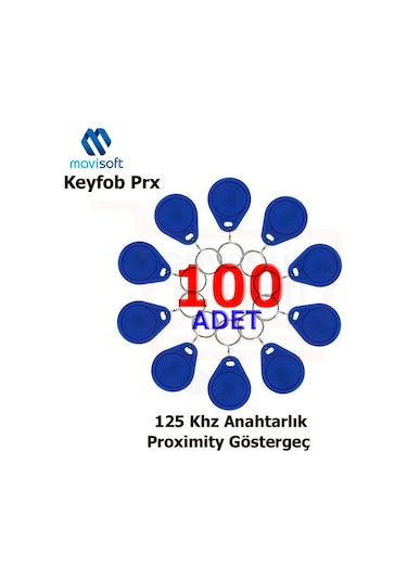 Proximity Anahtarlık Tag Göstergeç 100 Adet