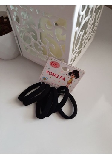 6'lı Büyük Boy Lastik Toka Çok Renkli