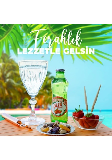 Beypazarı Çilek Aromalı Maden Suyu 200 Ml X 24 Adet