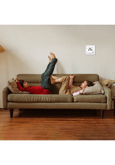 Radyant Yerden Isıtma Sistemi İçin Ana Programlanabilir Beyaz