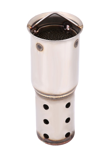 Kosona Motosiklet Tipi Akustik Gürültü Azaltıcı, Paslanmaz Çelik Uyumlu Boru Soğutucu, Evrensel Montajlı Db Killer 51mm