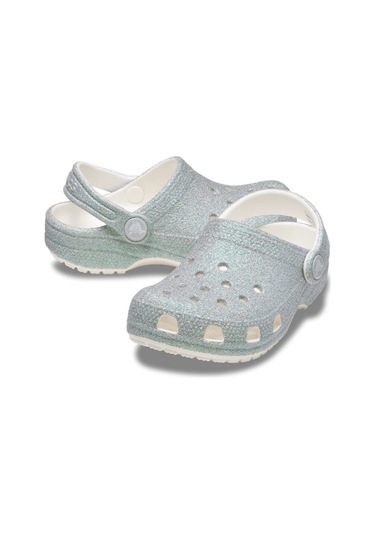 Crocs Classic Irıdescent Glitter Cg K Simli Kız Çocuk Terlik 210986 210986 100 100 Çok Renkli