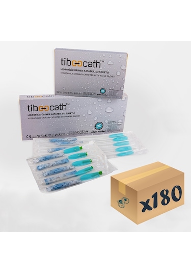 Tiboocath Jelli Kateter Su Soketli Sonda CH 06-20 180'li Paket