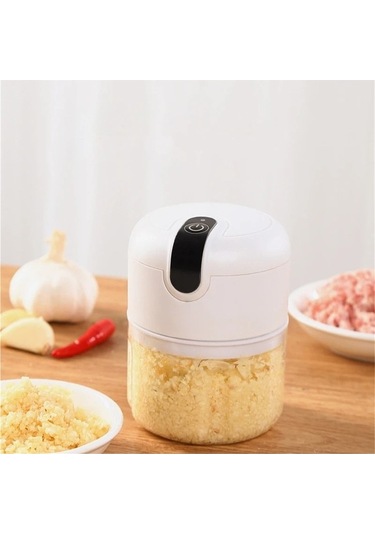 Ulzyvf Mini Elektrikli Karıştırıcılar Küçük Mutfak Asistanı Beyaz Beyaz