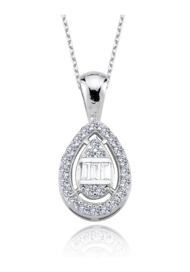 Mia Vento Pırlanta Montür Baget Damla İkili Gümüş Mini Set