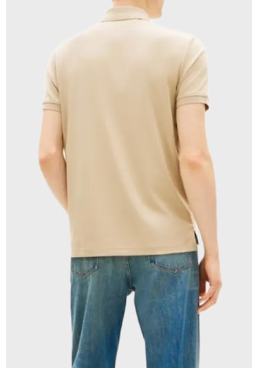 Tommy Hilfiger Erkek Polo Yaka T Shirt Mw0mw42758 Rbt Kum Kum