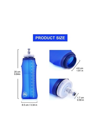 Maoyaya Widesea Kamp 600ml Yumuşak Su Şişesi İçme Spor Katlanır Çanta, Kullanıcı Yorumlarına Dayalı