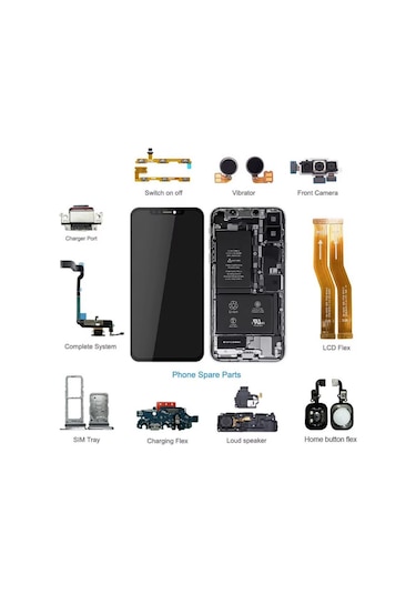 Apple Uyumlu iPhone 13 Pro Max Oled Lcd Ekran Dokunmatik Tamir Seti Yapıştırcı Set Yedcom