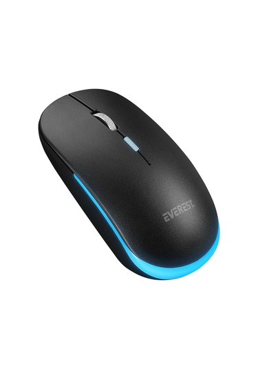 Everest KM-1500 Kablosuz Rainbow Aydınlatmalı Q Multimedia Klavye Mouse Set
