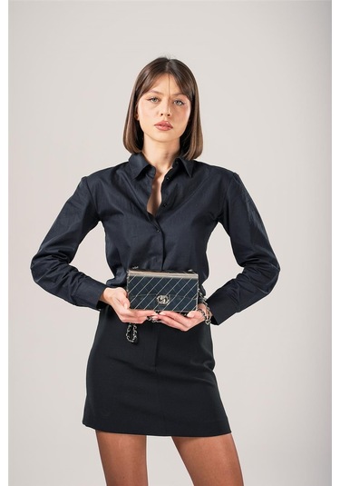 Ççs Kadın 17773 Omuz Askılı El Çantası GÜMÜŞ