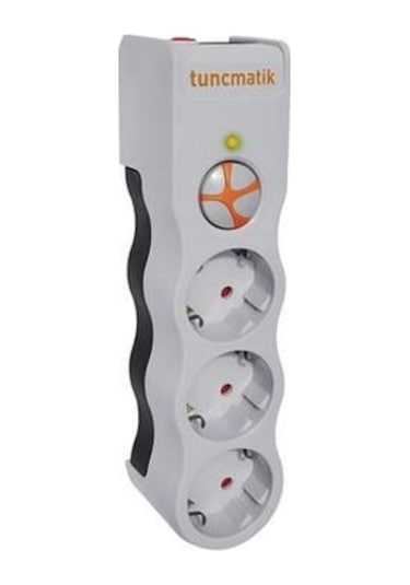 Tuncmatik Power 3-surge Protec.plug-1050 Joulwhıte 3lü 1.5 Mt. Kablolu Beyaz 1.5 M