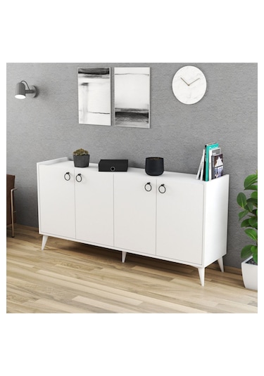 Ferniso Mobilya 165 Cm Konsol Beyaz