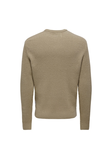 Only & Sons Erkek Onsfergal Bisiklet Yaka Uzun Kollu Örme Kazak 22030208 Camel Camel