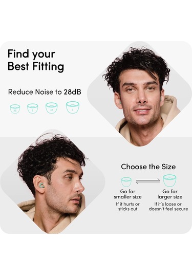 Gürültü Azaltma İçin Yumuşak Kulak Tıkaçları, Uyku İçin Yeniden Kullanılabilir, Seyahat, Odak, 28db İptal