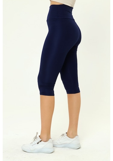 Kapri Tayt Toparlayıcı Yüksel Bel Lacivert Renk Lacivert