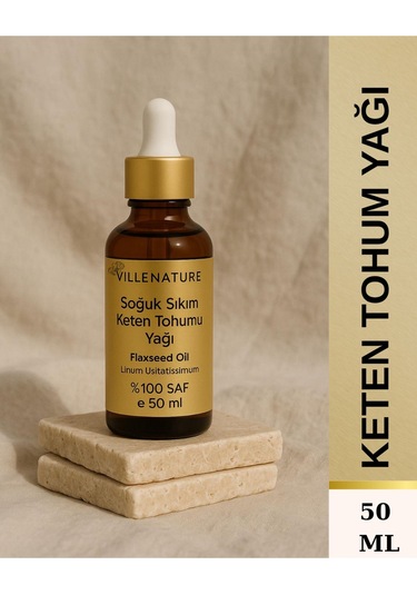 Villenature Soğuk Sıkım Keten Tohumu Yağı Flaxseed Oil Linum Usitatissimum 50 Ml