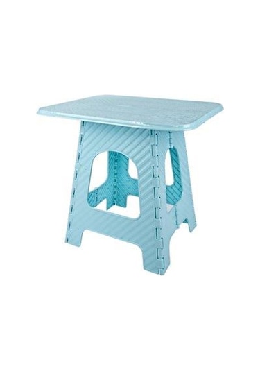Omnipazar Srl-2007 Plastik Katlanır Sehpa Piknik Oyun Masası No 3 Turkuaz