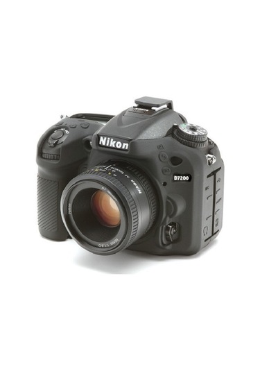 Easycover Nikon D7100/D7200 Silikon Kılıf Ecnd7100B (Siyah)