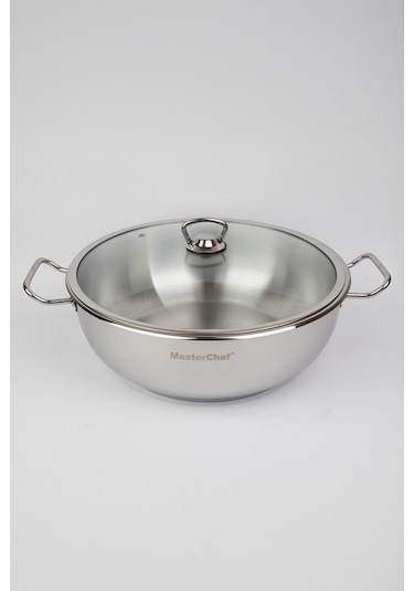 Masterchef 34 Cm Çelik K.yarık Tencere Bej