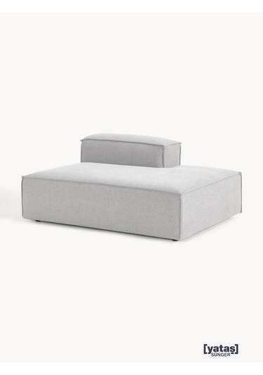 Most Mollis Sağ Pro Köşe Modül 32 Gri Keten Kumaş Yumuşak Sünger