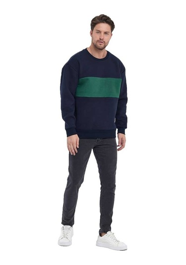Adams Erkek 3 İplik Oversize Sweatshirt 001