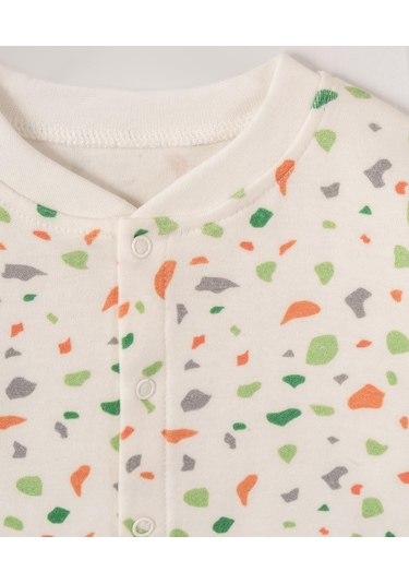 Çoraplı Pijama Takım Melanj