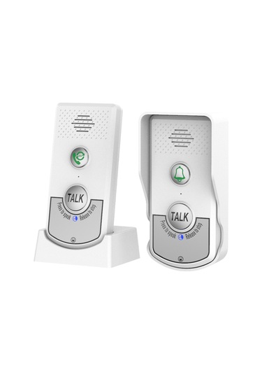 Kablosuz Kapı Zili İnterkom Ev Için Şarj Edilebilir Hs7009-w-1