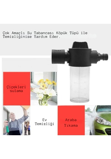 Yüksek Basınçlı Araba Yıkama Bahçe Sulama Su Tabancası Tazyikli