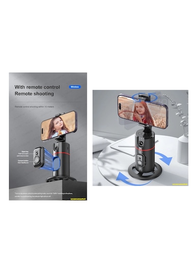 Otomatik Yüz Takip Eden Uzaktan Kumandalı Tripod