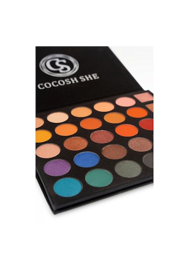 Cocosh She Excellent 30 Renk Göz Far Paleti, Yüksek Pigmentasyon, Topaklanmaz, Kolay Dağılım - E30 Diğer