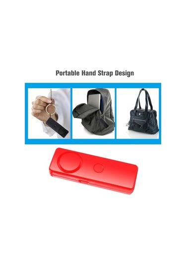 Besthome1 Kadınlar, Yaşlılar, Çocuklar İçin 120db Panik Alarmı - Fener Ve Kordonlu Koruma Aleti