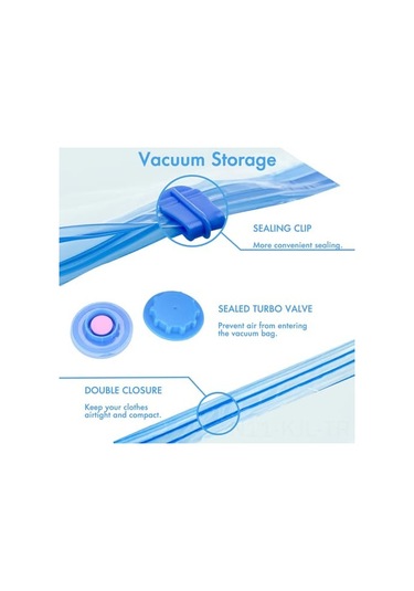 Gajeena Seyahat İçin Manuel Pompalı Vakumlu Saklama Çantası Battaniye, Yatak Örtüsü Ve Giysiler İçin