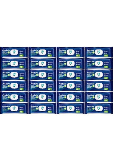 Prosafe Hasta Vücut Temizleme Islak Mendil Havlu 48'li x 24