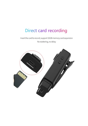 Teltree A18 1080p Hd Sıcaklık Tutan Kamera - Ofis Toplantıları İçin Taşınabilir Kayıt Cihazı, Gece Görüşü Ve Hareket Algılama