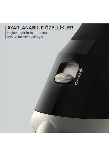 Rowenta Brush Activ 1000 W Saç Kurutma Fırçası Siyah