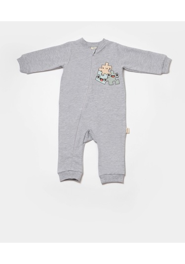 BabyCosy Organik Fermuarlı Tulum Csy8028 001