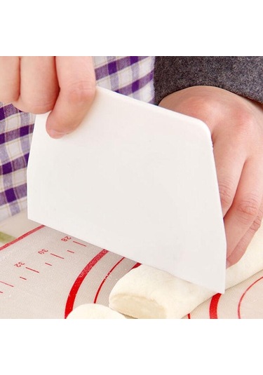 Mutfak Hamur Kazıyıcı Pasta Kesici Tezgah Kurulu Bıçak Pişirme Kek Araçları