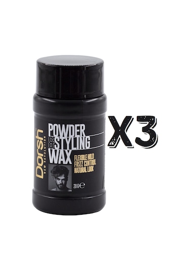Dorsh Saç Şekillendirici Pudra Wax 20 Gr Styling 3 Adet
