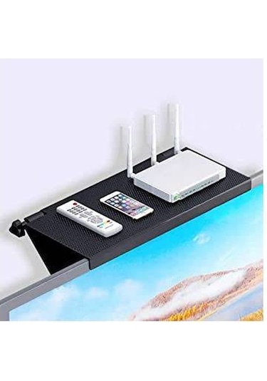 Plastik Tv Arkası Stand Bilgisayar Tv Ekranı Üst Rafı Tek Ürün
