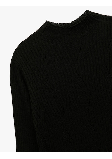 Koton Regular Fit Uzun Kollu Hafif Dik Yaka Triko Kazak Siyah 6wak90031ht Siyah Koton Regular Fit Uzun Kollu Hafif Dik Yaka Triko Kazak Siyah 6wak90031ht Siyah
